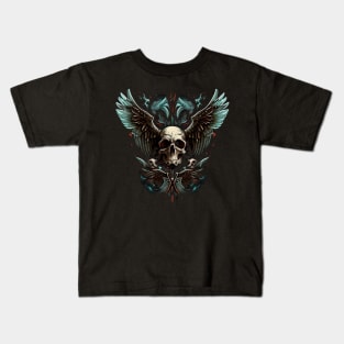 Skull with wings Kids T-Shirt